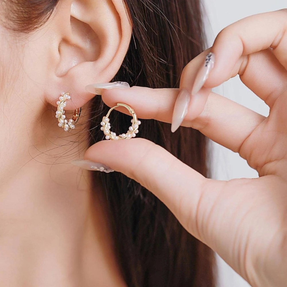 Imitation Pearl Earrings - Elegant Pearl Earrings