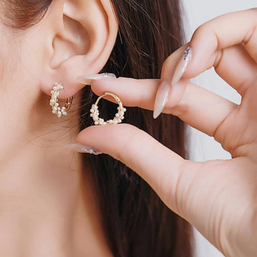 Imitation Pearl Earrings - Elegant Pearl Earrings