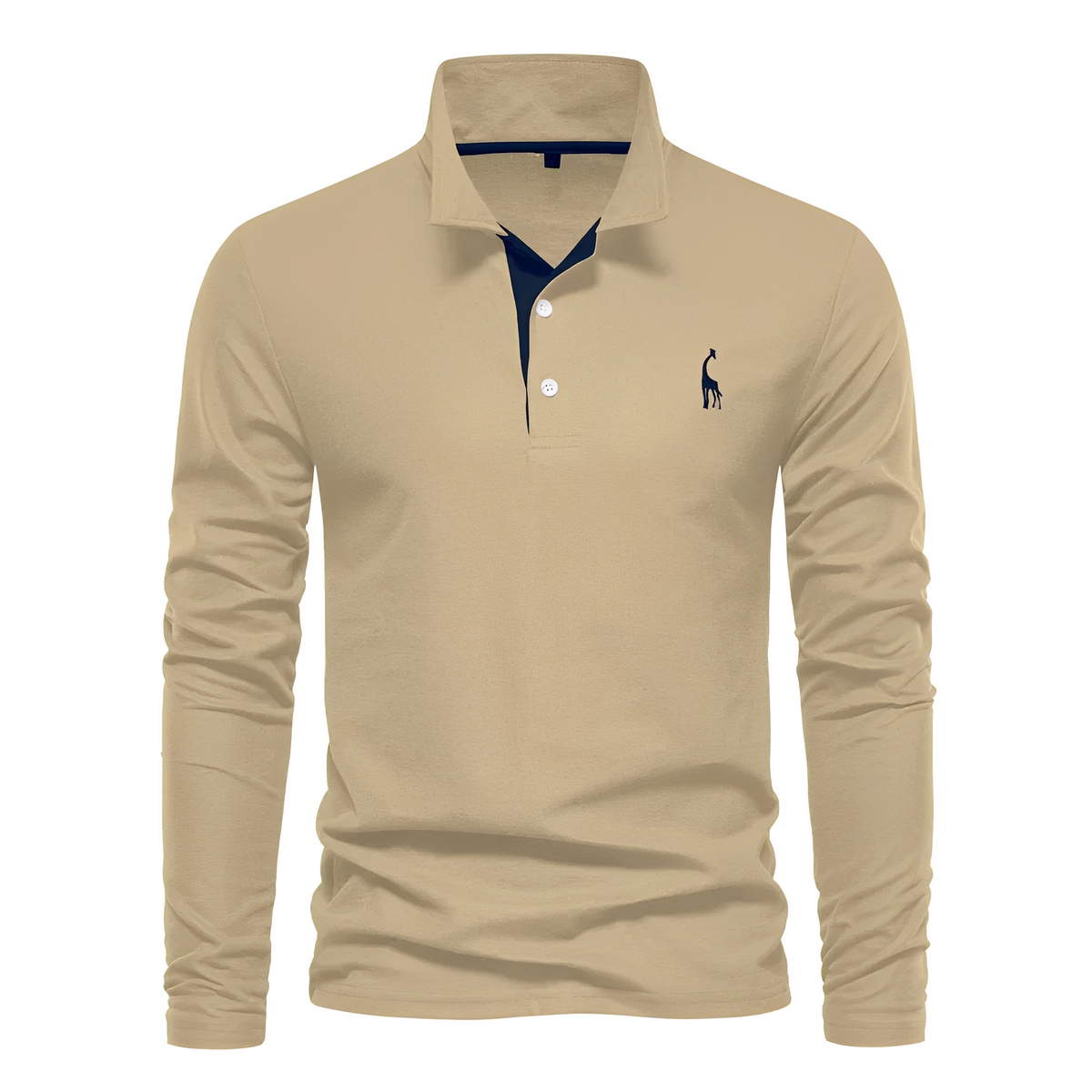 Antoine - Long-Sleeved Casual Polo Shirt for Men