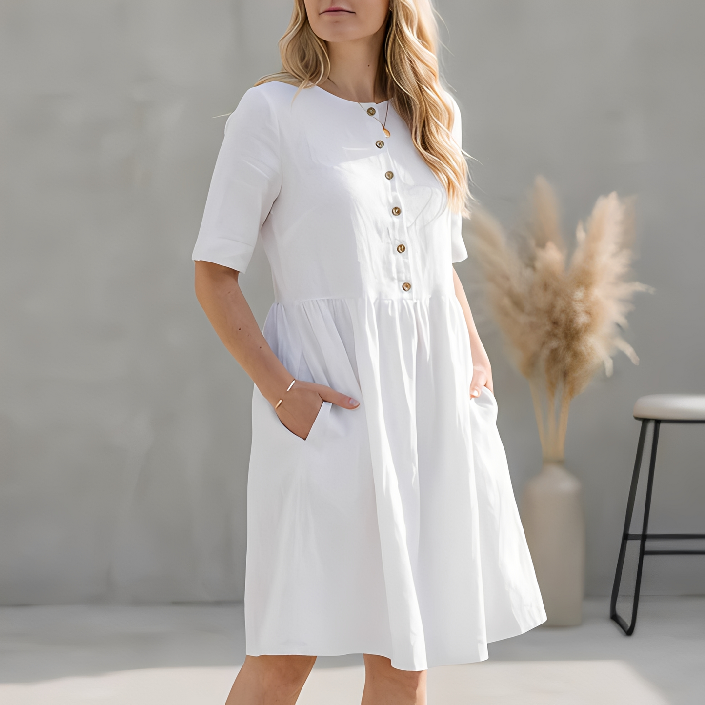 Angelene - Trendy and Elegant Women's Summer Dress