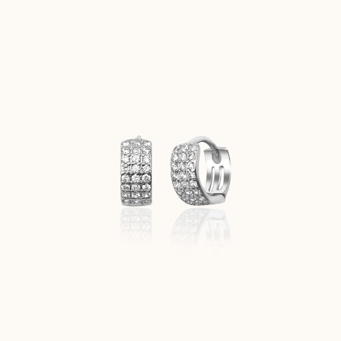 Tomiko - Wide Hoops CZ