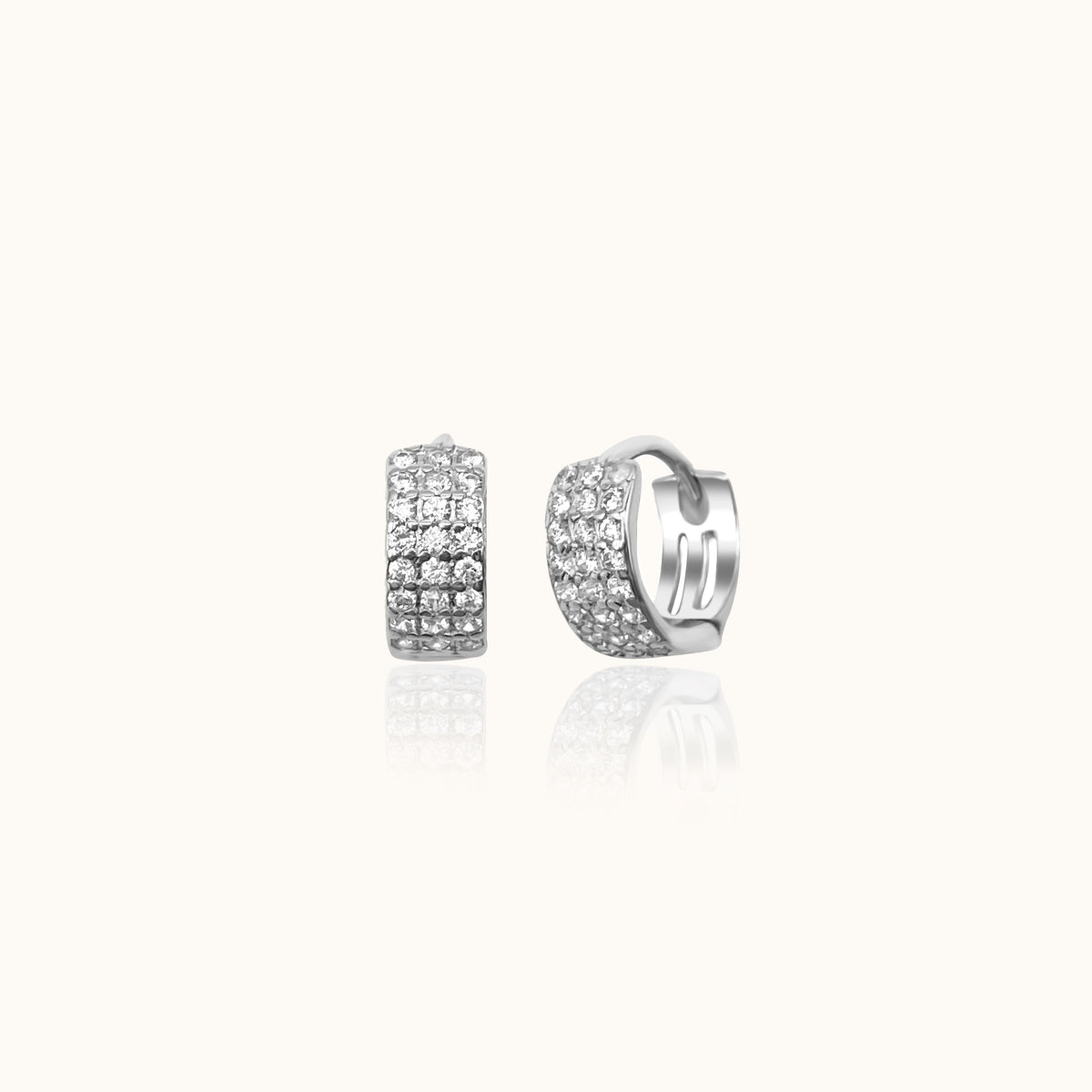 Tomiko - Wide Hoops CZ