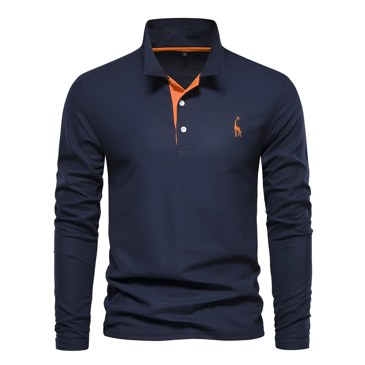 Antoine - Long-Sleeved Casual Polo Shirt for Men