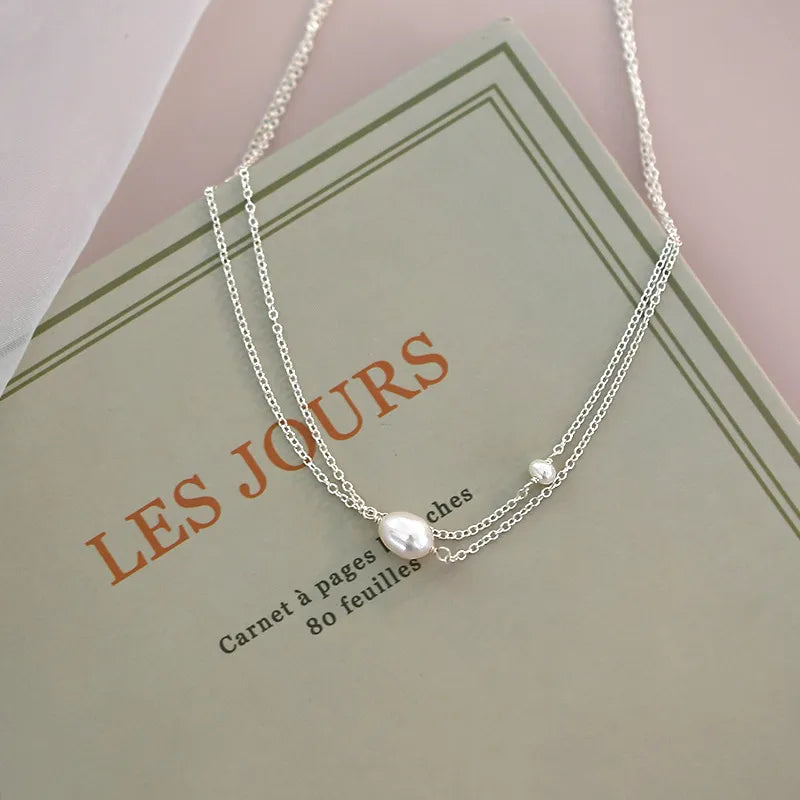 Serenity Shine – Freshwater Pearl Necklace