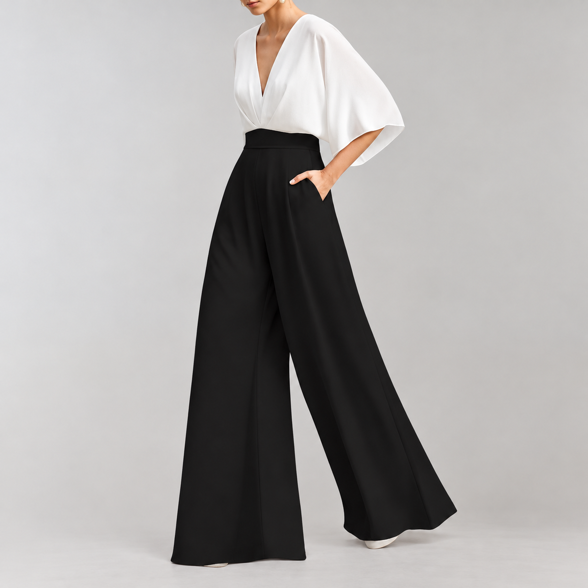 Melanie - Casual combination with wide legs