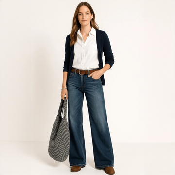 Majken - Elegant jeans with loose fit