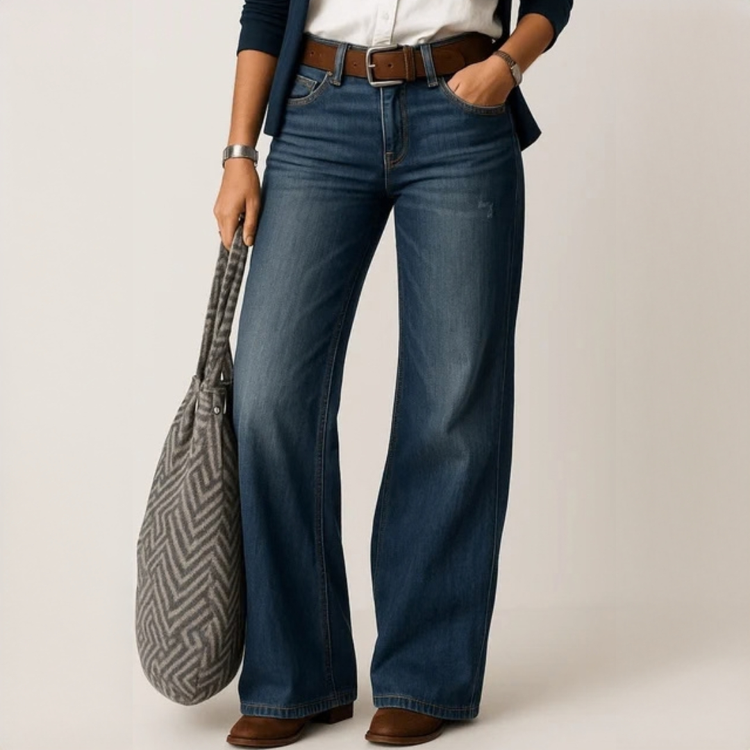 Majken - Elegant jeans with loose fit