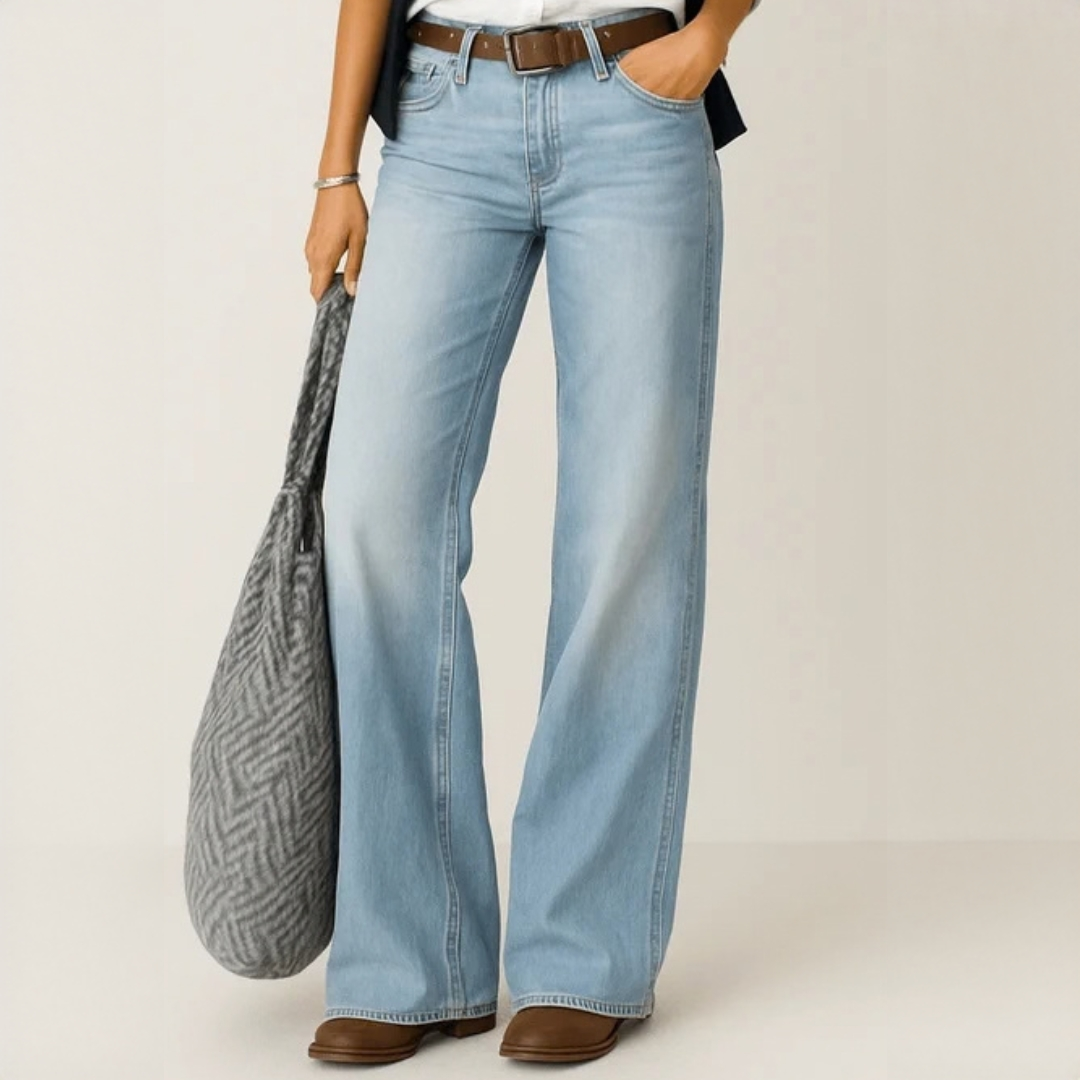Majken - Elegant jeans with loose fit