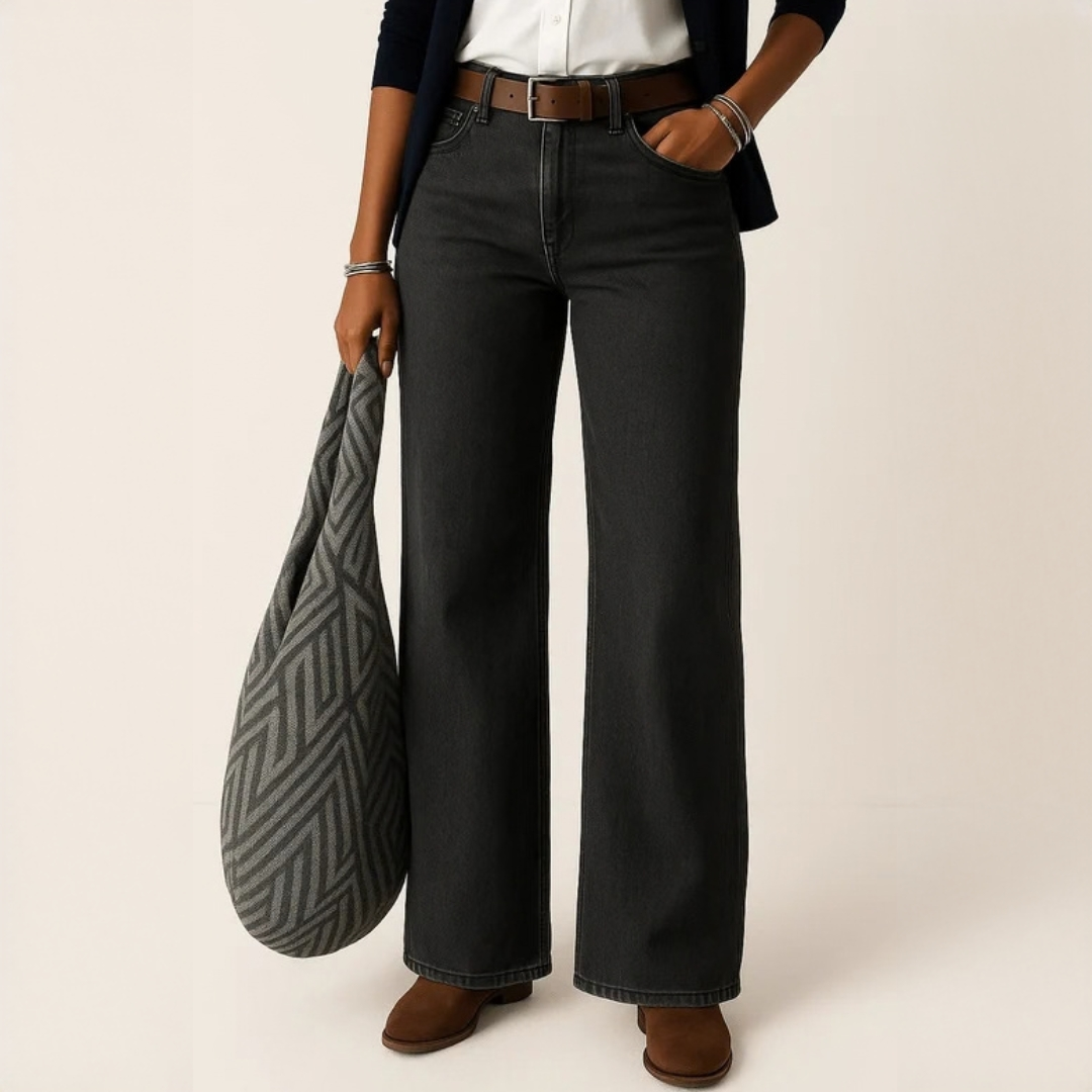 Majken - Elegant jeans with loose fit