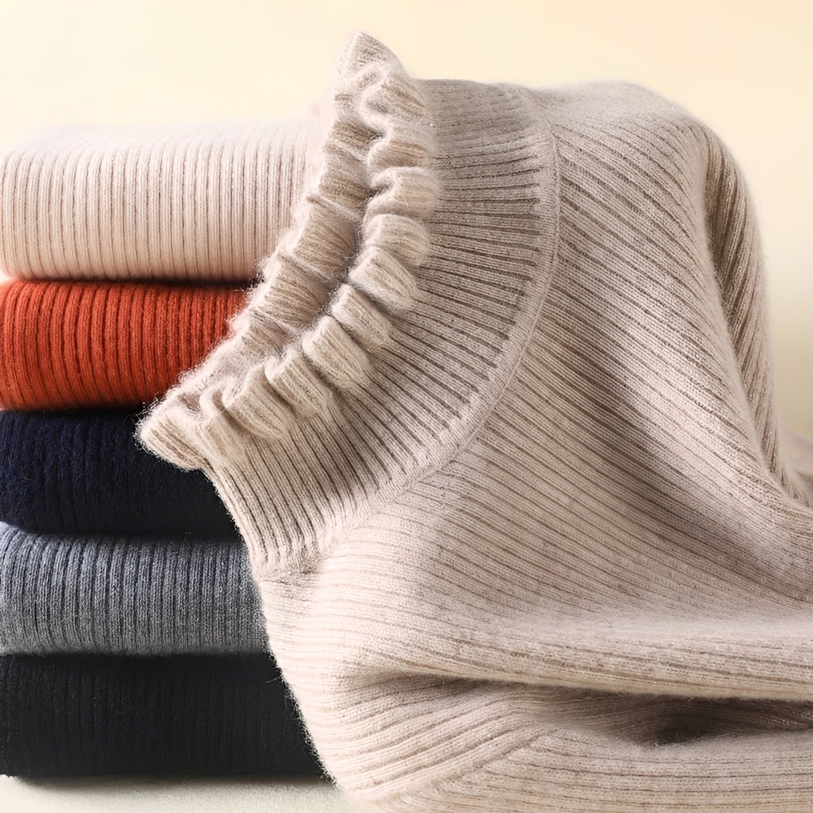 Alva - Stylish Women's Turtleneck Sweater