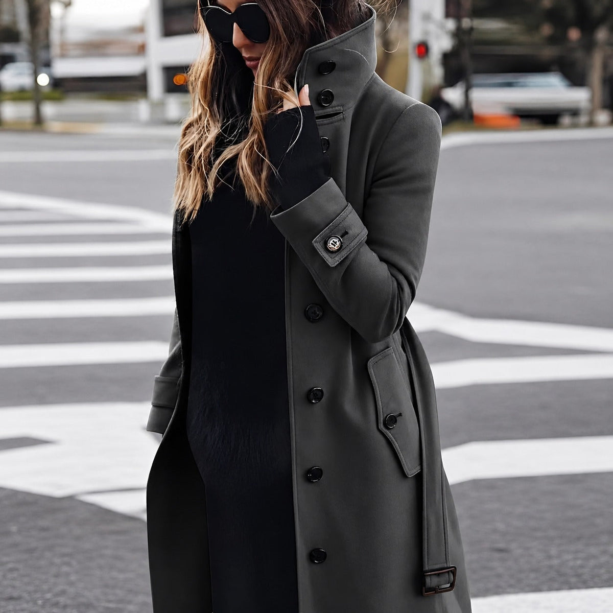Mikaela - Elegant, Slim Coat for Women