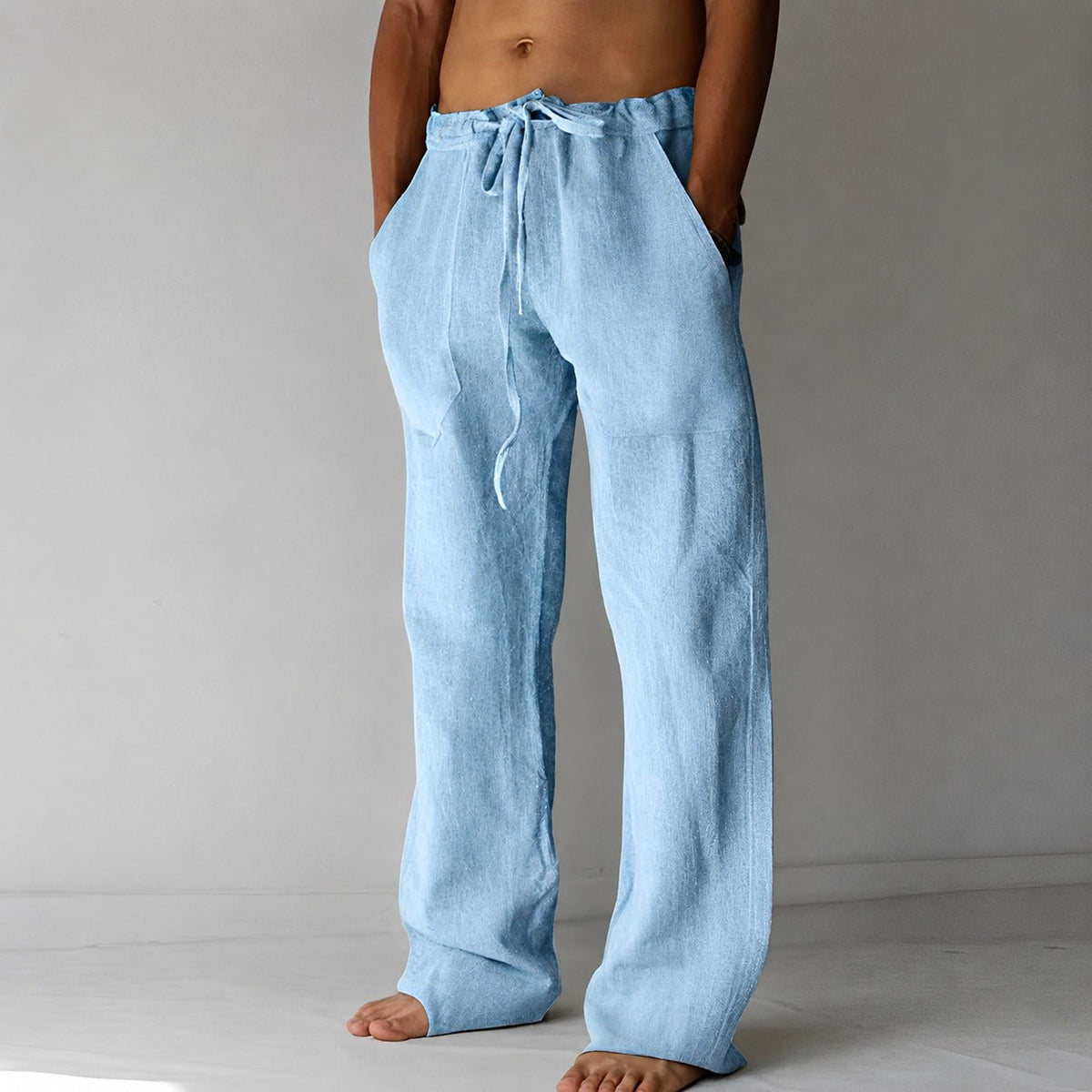 Bruce - Casual men's pants in relaxed style