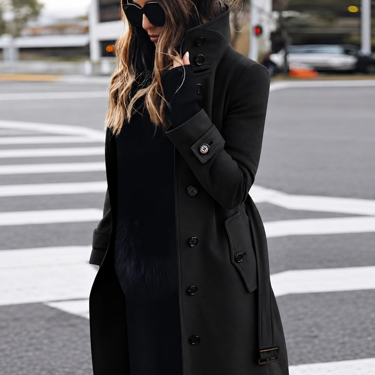 Mikaela - Elegant, Slim Coat for Women