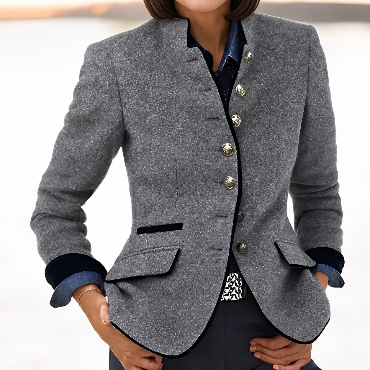 Kaelyn - Stylish Women's Jacket with Pockets