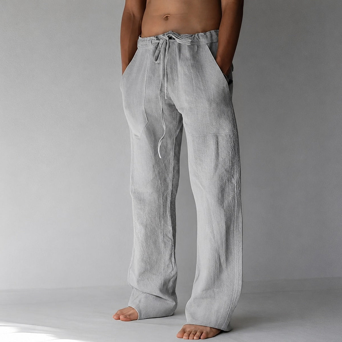 Bruce - Casual men's pants in relaxed style
