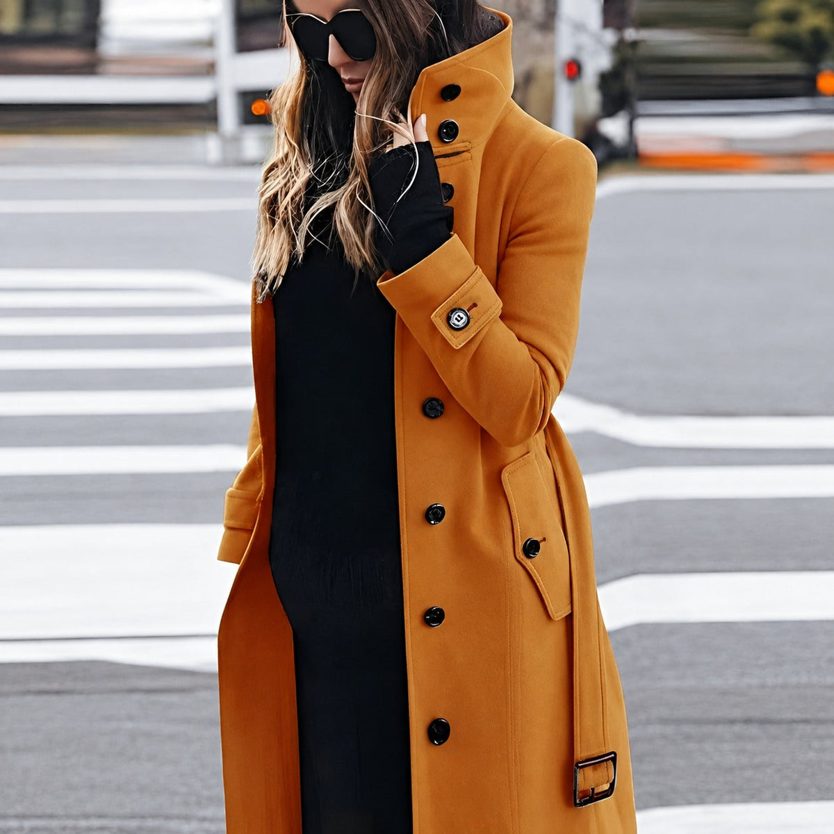 Mikaela - Elegant, Slim Coat for Women