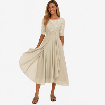 Ximena - Stylish Women's Knee-Length Dress