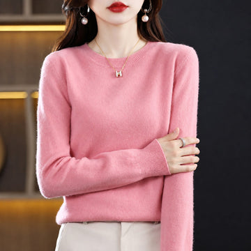 Erica - Casual Crew Neck Women's Sweater