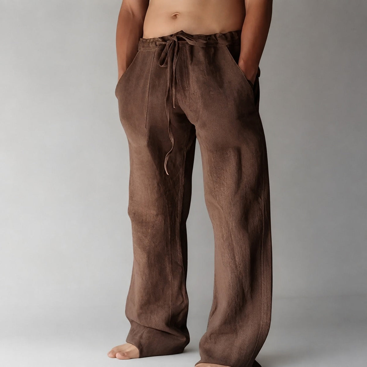 Bruce - Casual men's pants in relaxed style