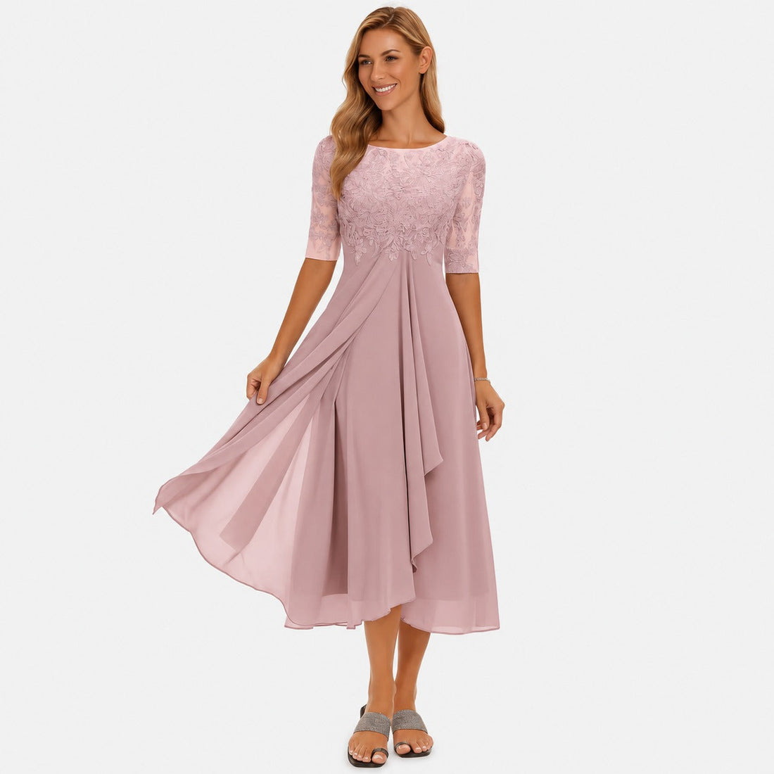 Ximena - Stylish Women's Knee-Length Dress