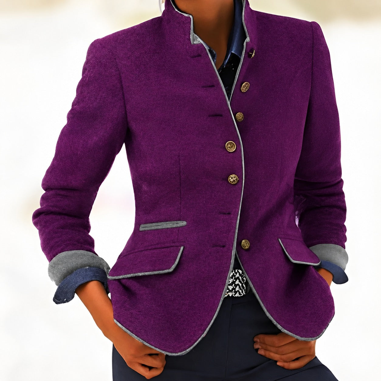 Kaelyn - Stylish Women's Jacket with Pockets