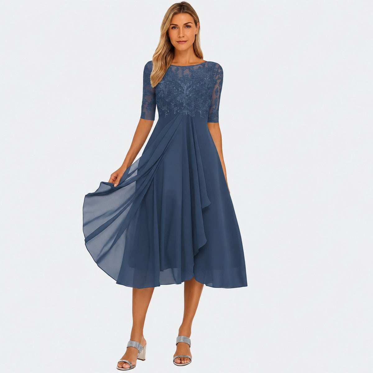 Ximena - Stylish Women's Knee-Length Dress
