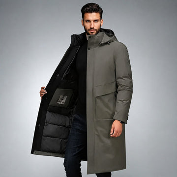 Viktor - Long, warm coat for winter