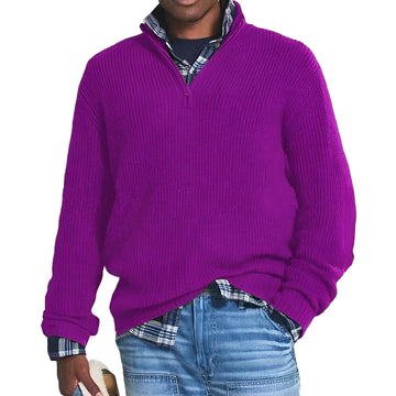 Charlton - Cozy Men's Sweater with a Zipper