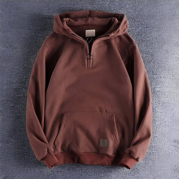 Tommy - Retro zip-up hoodie for men
