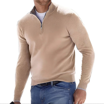 Ralph - Men's Casual Sweater with Zipper