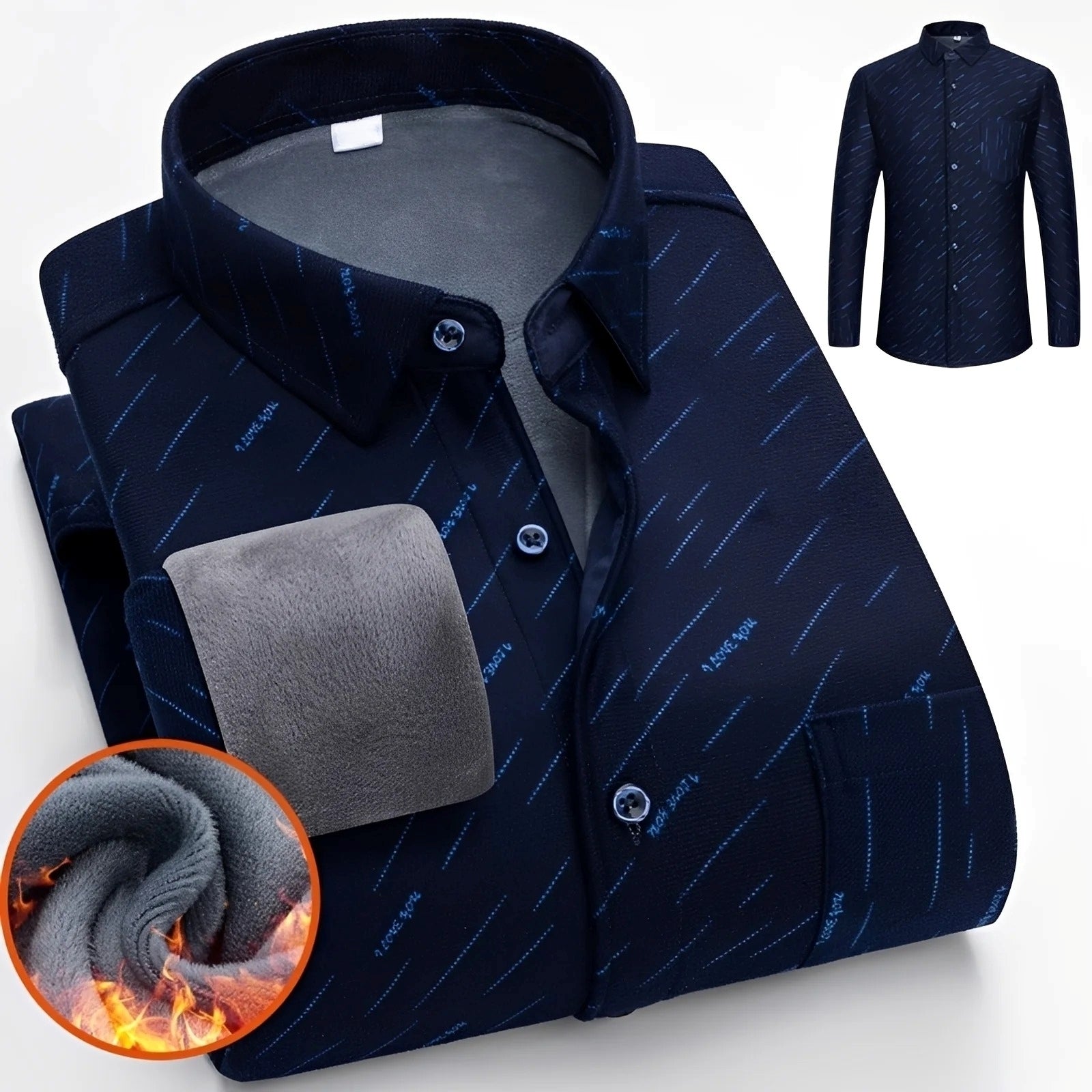 Anton - Stylish, warm checkered shirt for men