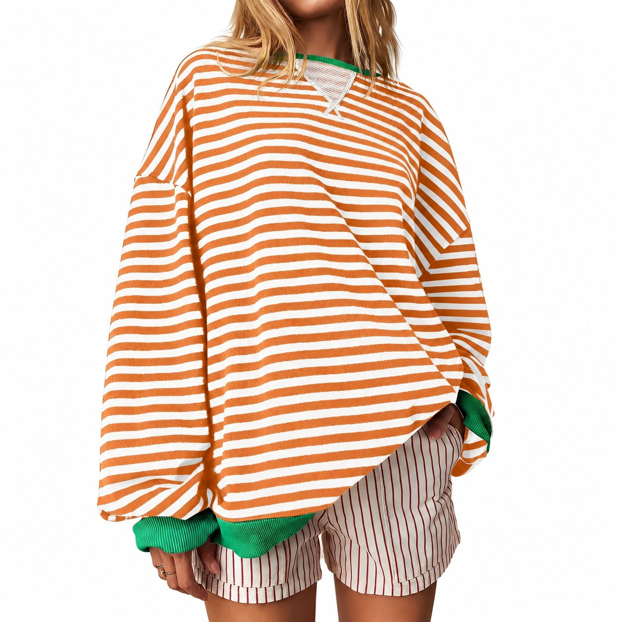 Judith - Casual striped women's sweater