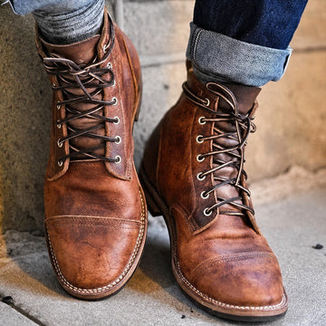 Aaron - Timeless and vintage men's boots
