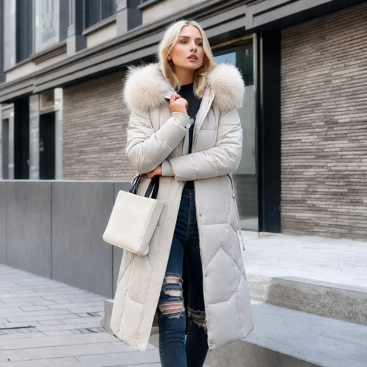 Fara - Women's coat in Italian style