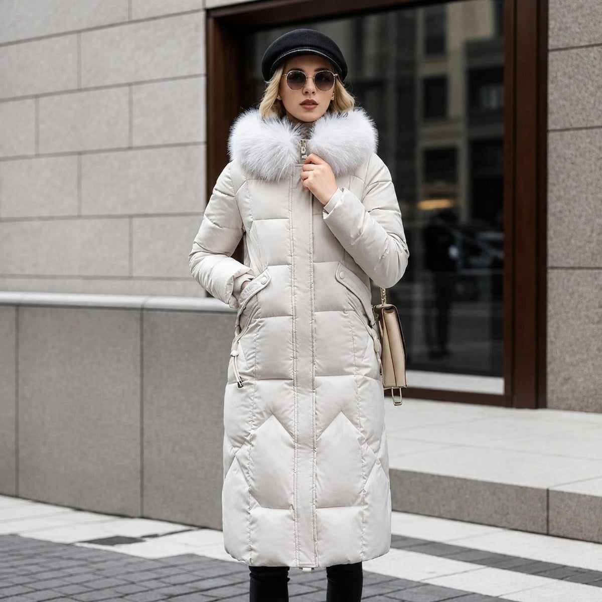 Fara - Women's coat in Italian style