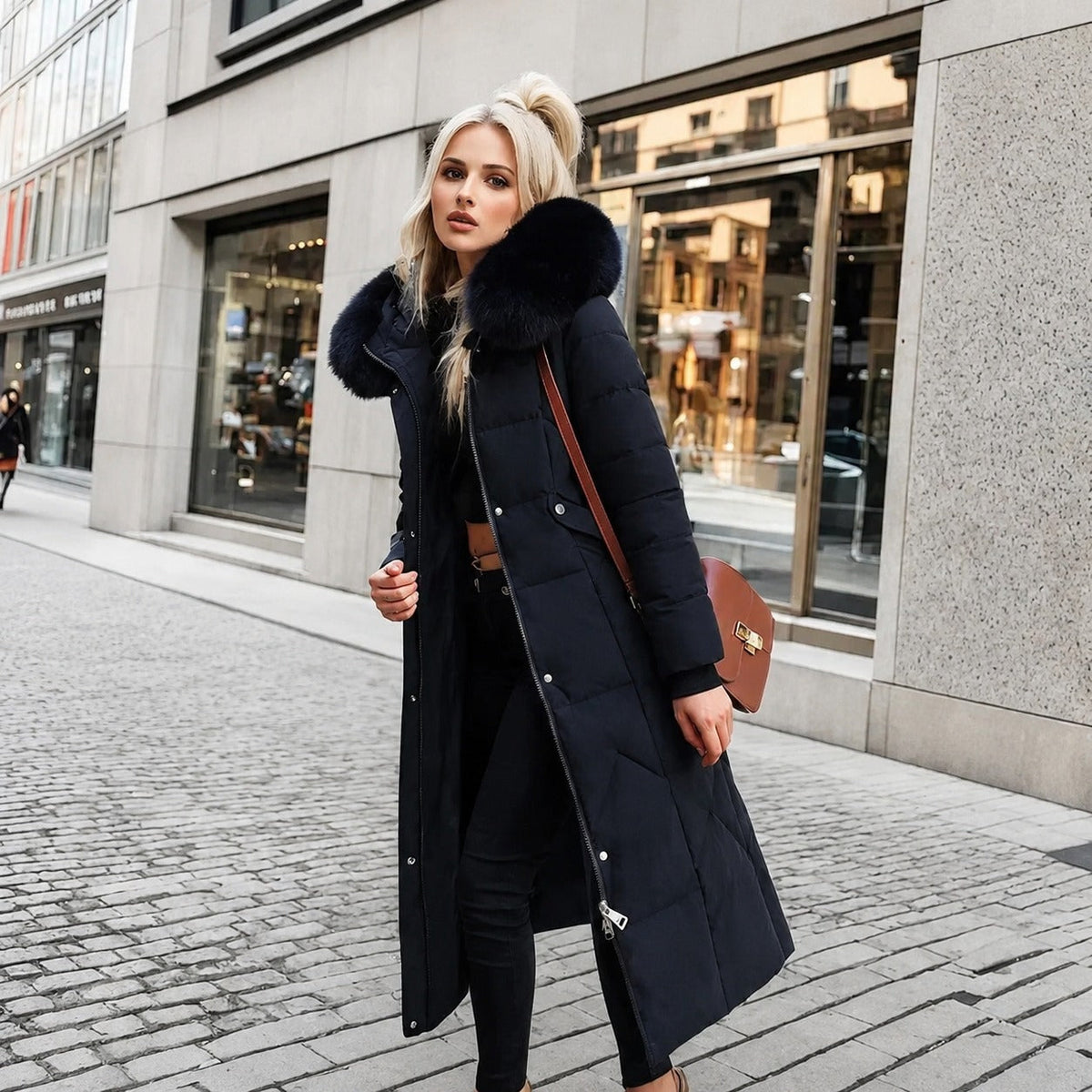 Fara - Women's coat in Italian style