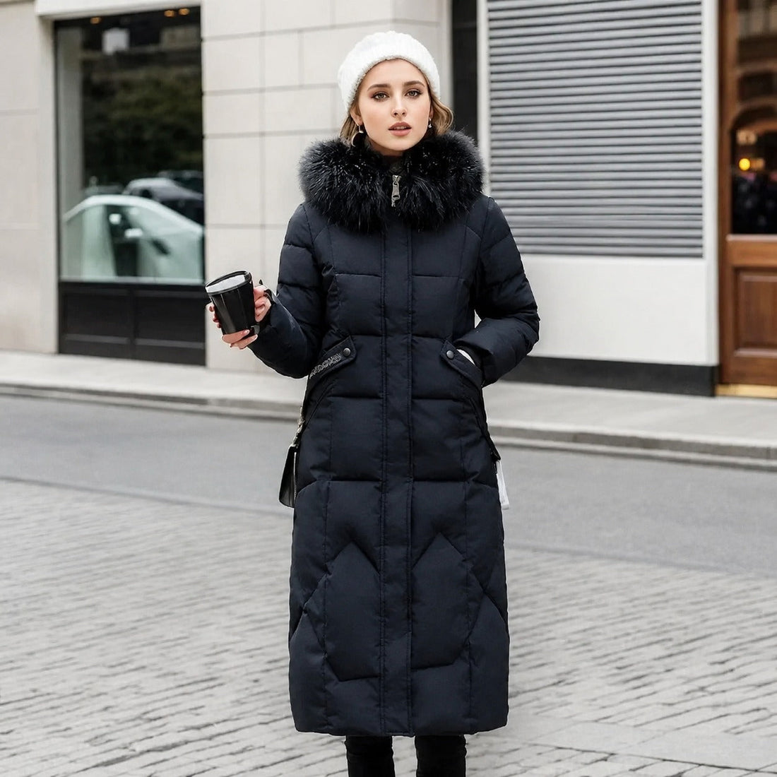 Fara - Women's coat in Italian style