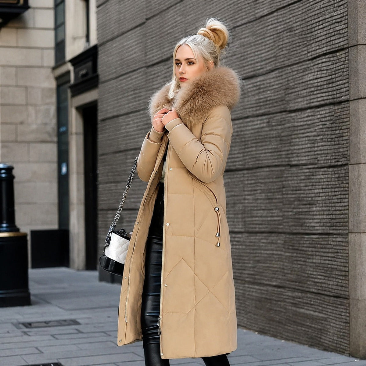 Fara - Women's coat in Italian style