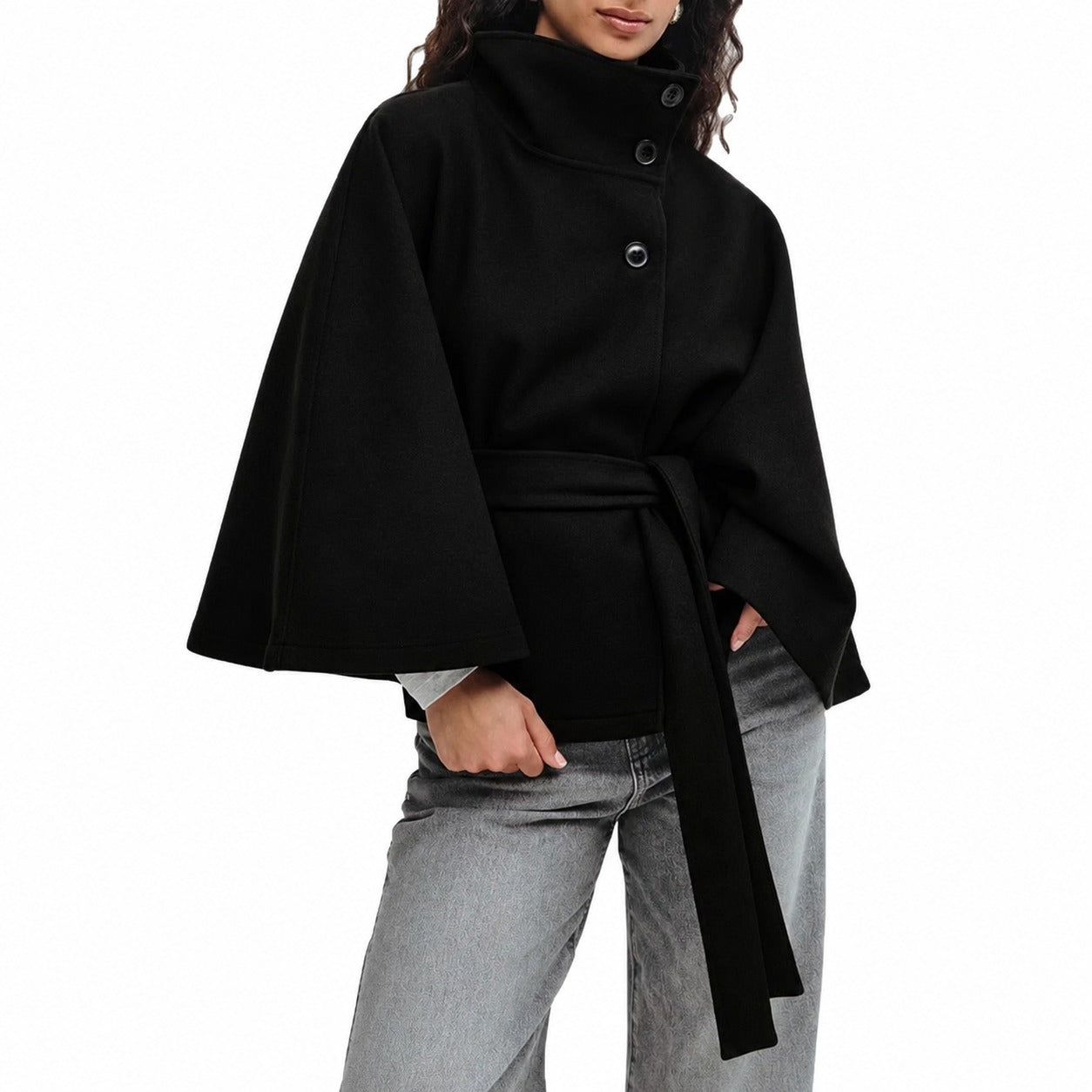 Loraine - Stylish women's jacket with belt