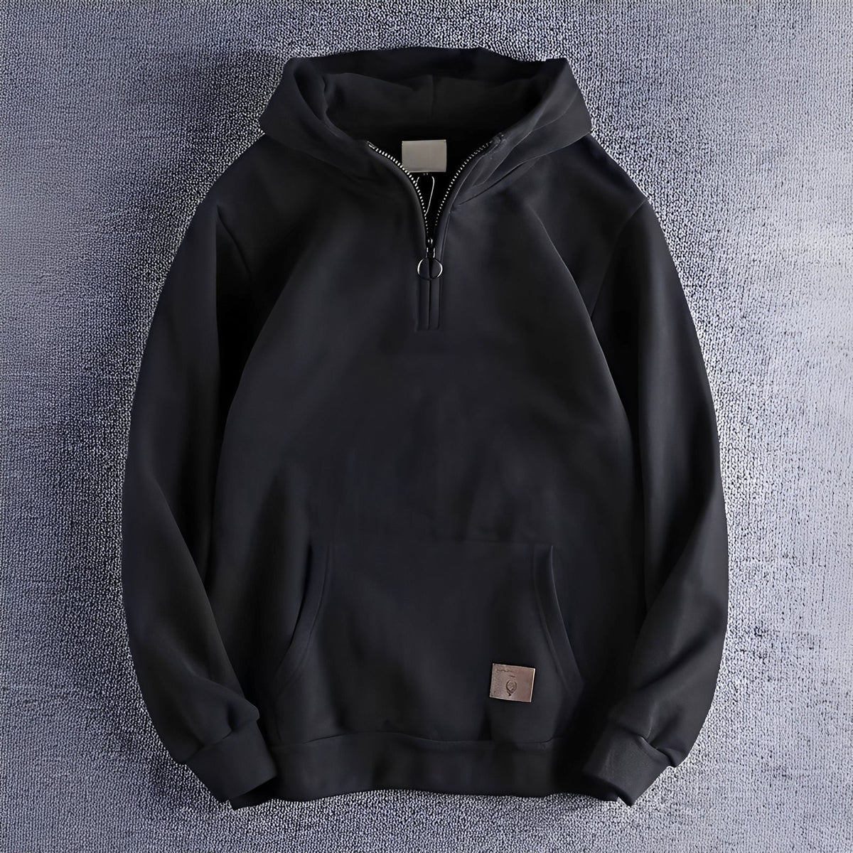 Tommy - Retro zip-up hoodie for men