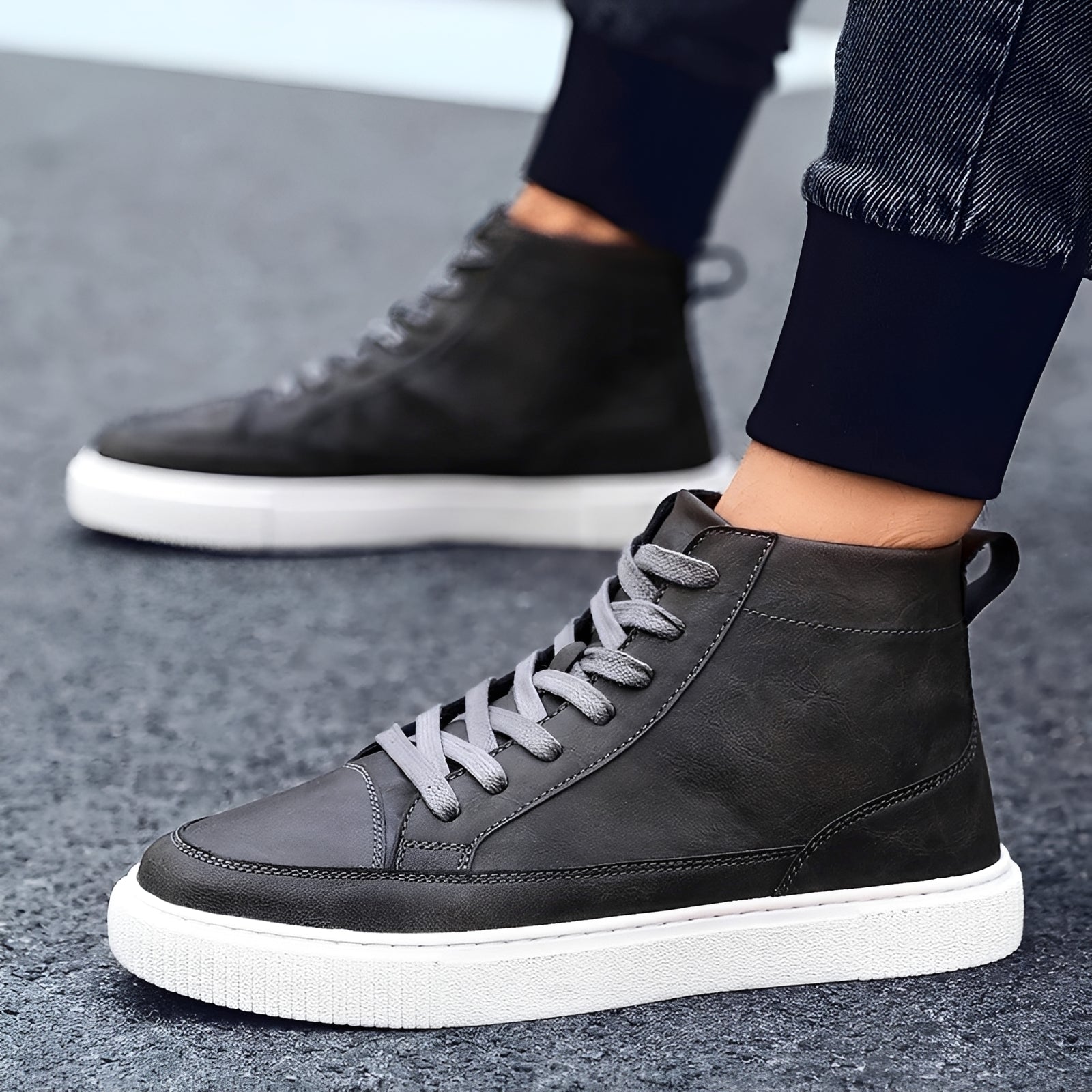 Albert - Stylish high-top sneakers for men