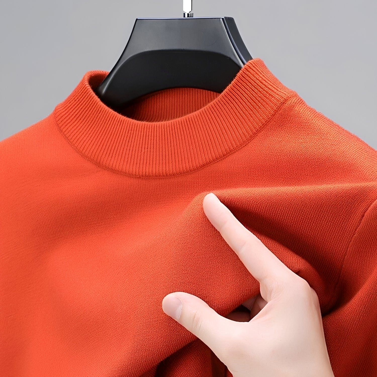 Giorgio - Casual Men's Sweater with Hem
