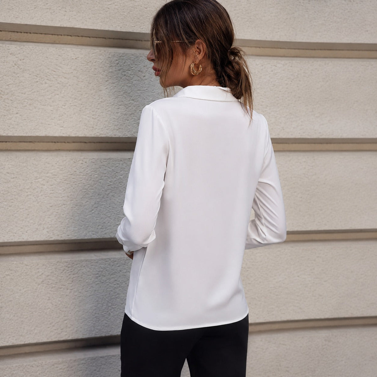 Sharlene - Relaxed long-sleeve shirt