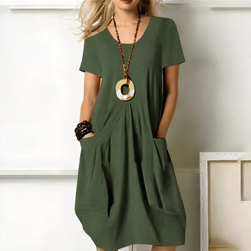 Maryam - Chic Loose Dress with Pockets