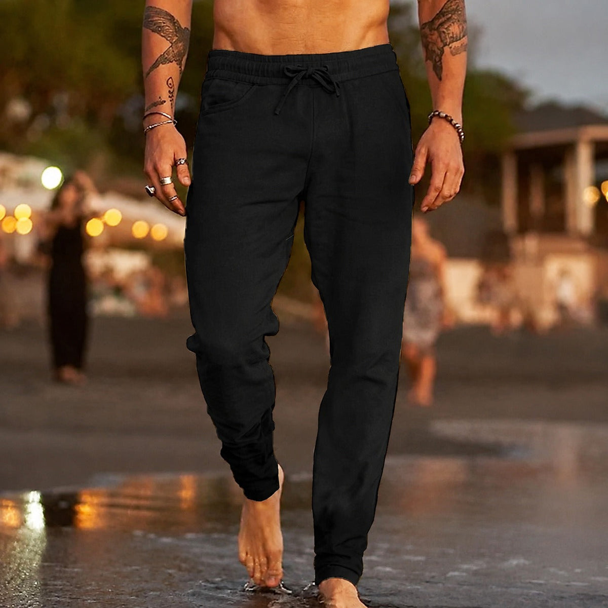 Men's Lightweight and Casual Pants with a Comfortable Fit