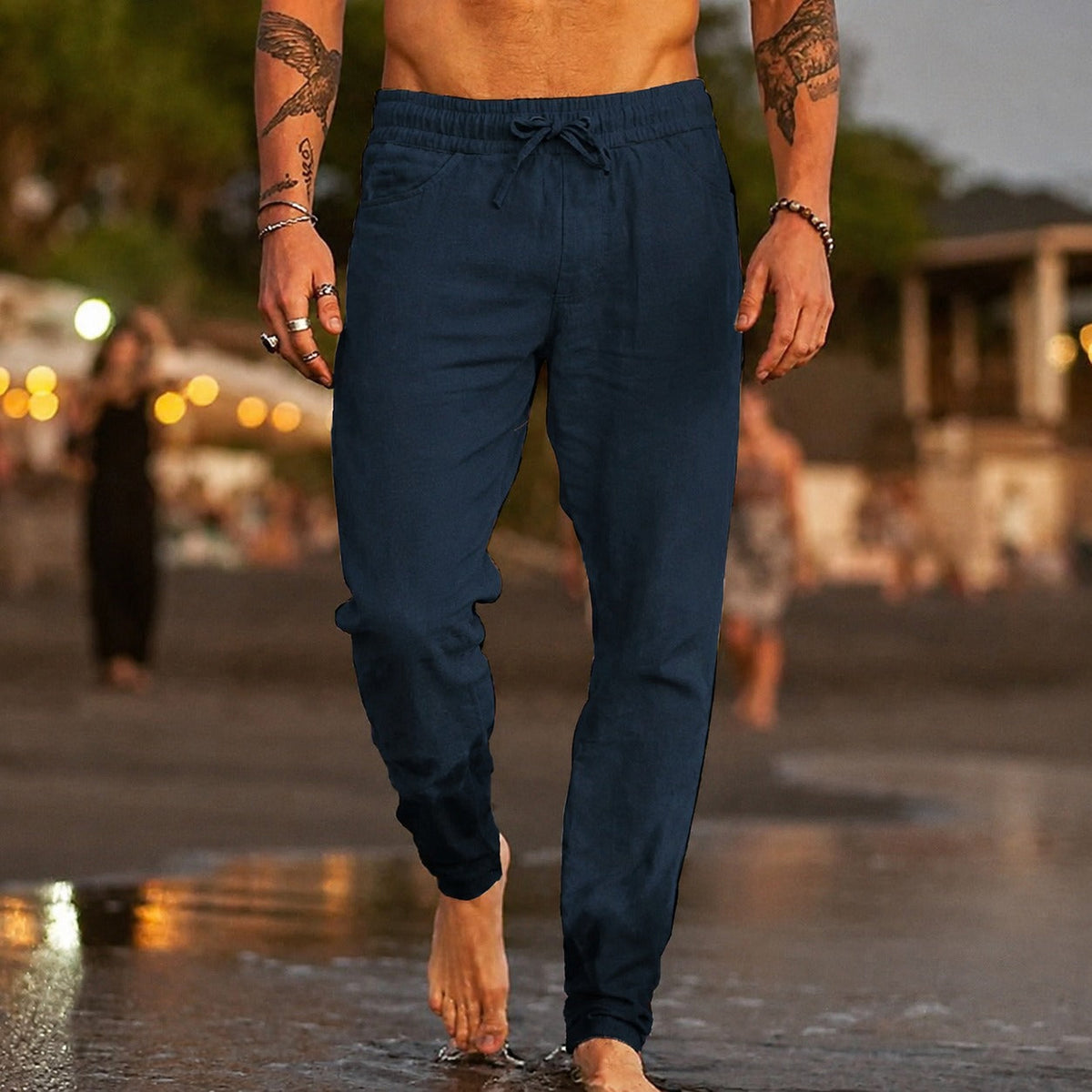 Men's Lightweight and Casual Pants with a Comfortable Fit
