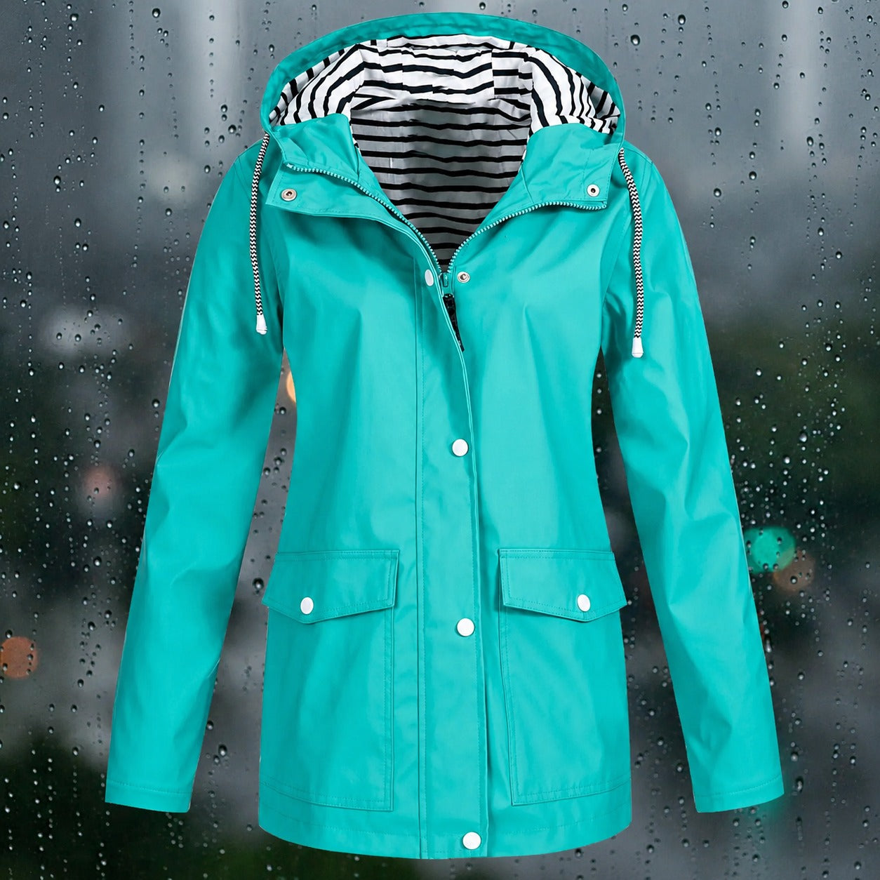 Lea - Functional coat with hood