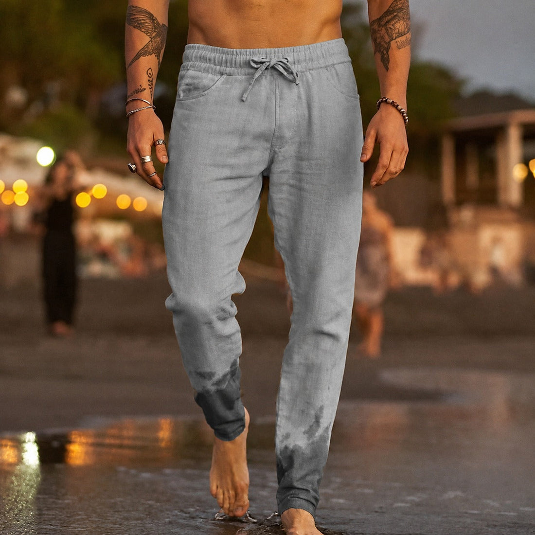 Men's Lightweight and Casual Pants with a Comfortable Fit