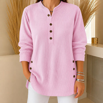 Jocelyn - A casual women's sweater with buttons
