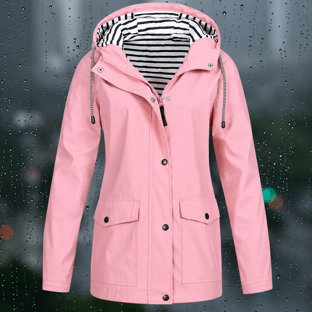 Lea - Functional coat with hood
